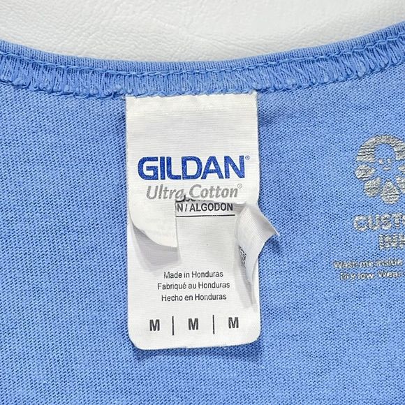 Serving Cervezas Tank Top Mens Blue Medium - Picture 5 of 7